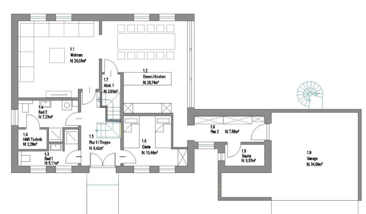 Fh Magnolia Fuer 12 Pers. Mit Terrasse + Dachterasse Born Exterior foto